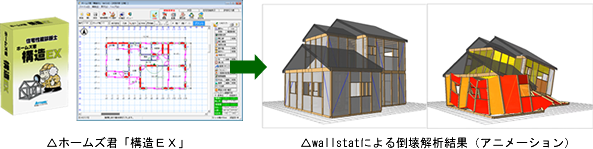 ホームズ君構造EX wallstat連携