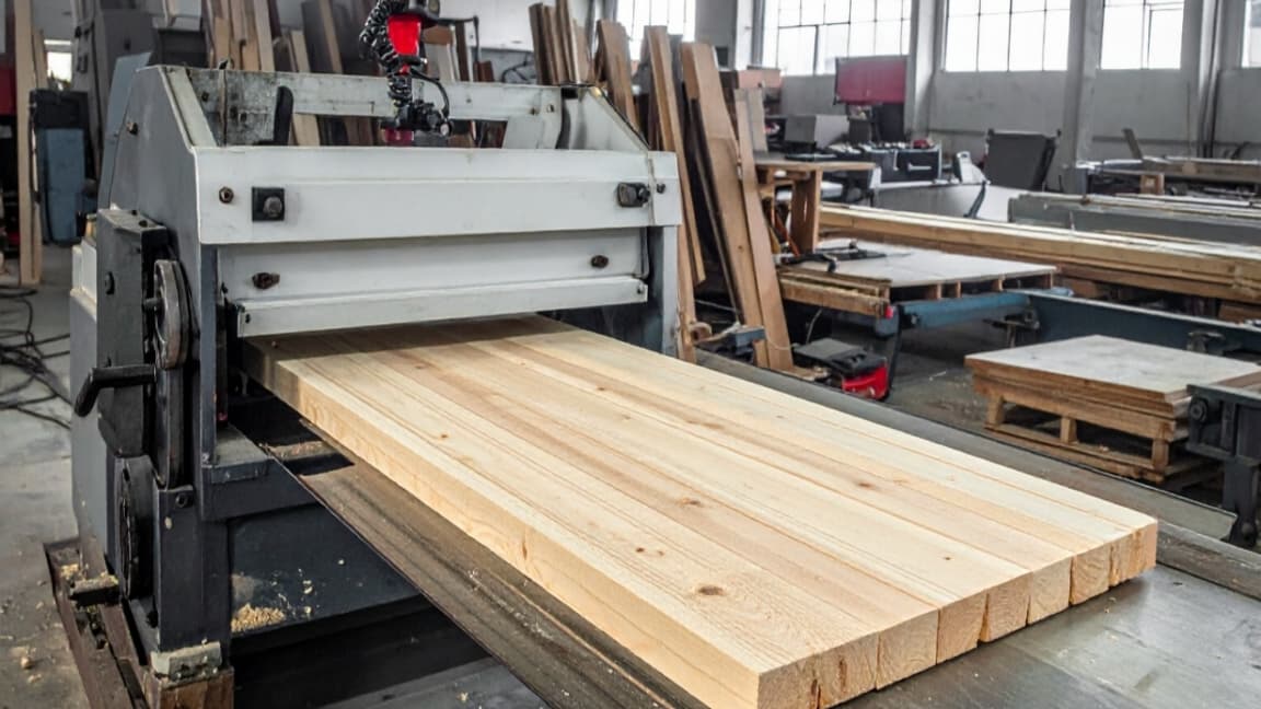 木材割当加工システムの写真