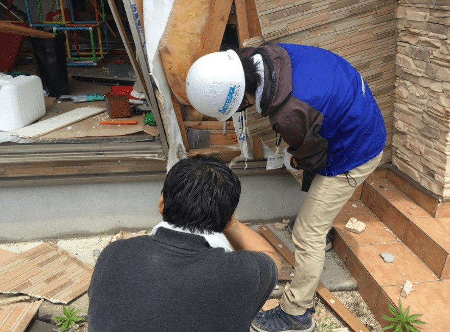 現地調査の様子